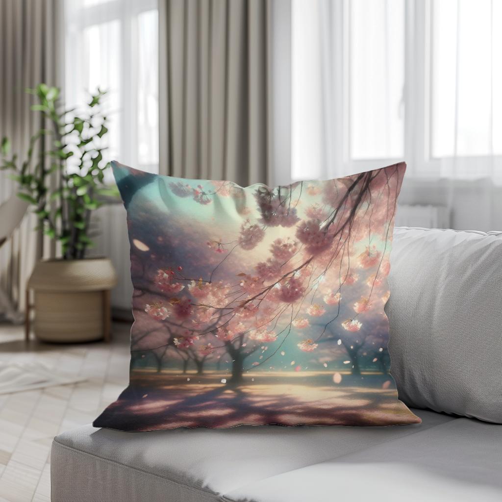 Sakura Serenity Cotton Cushion
