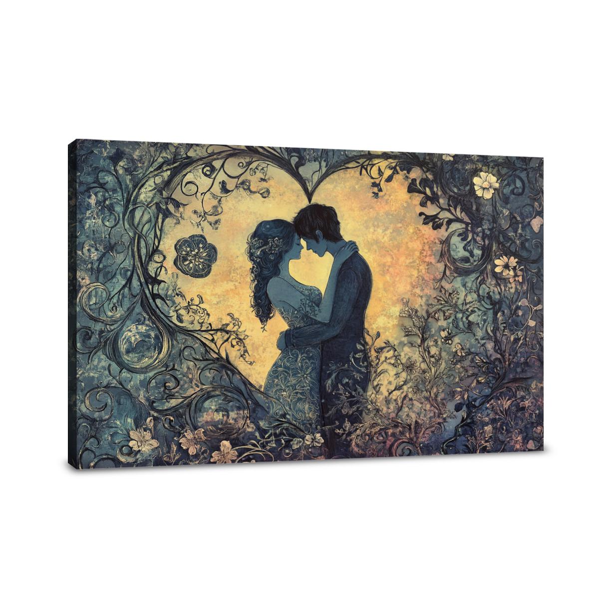 Lovers' Harmony Canvas