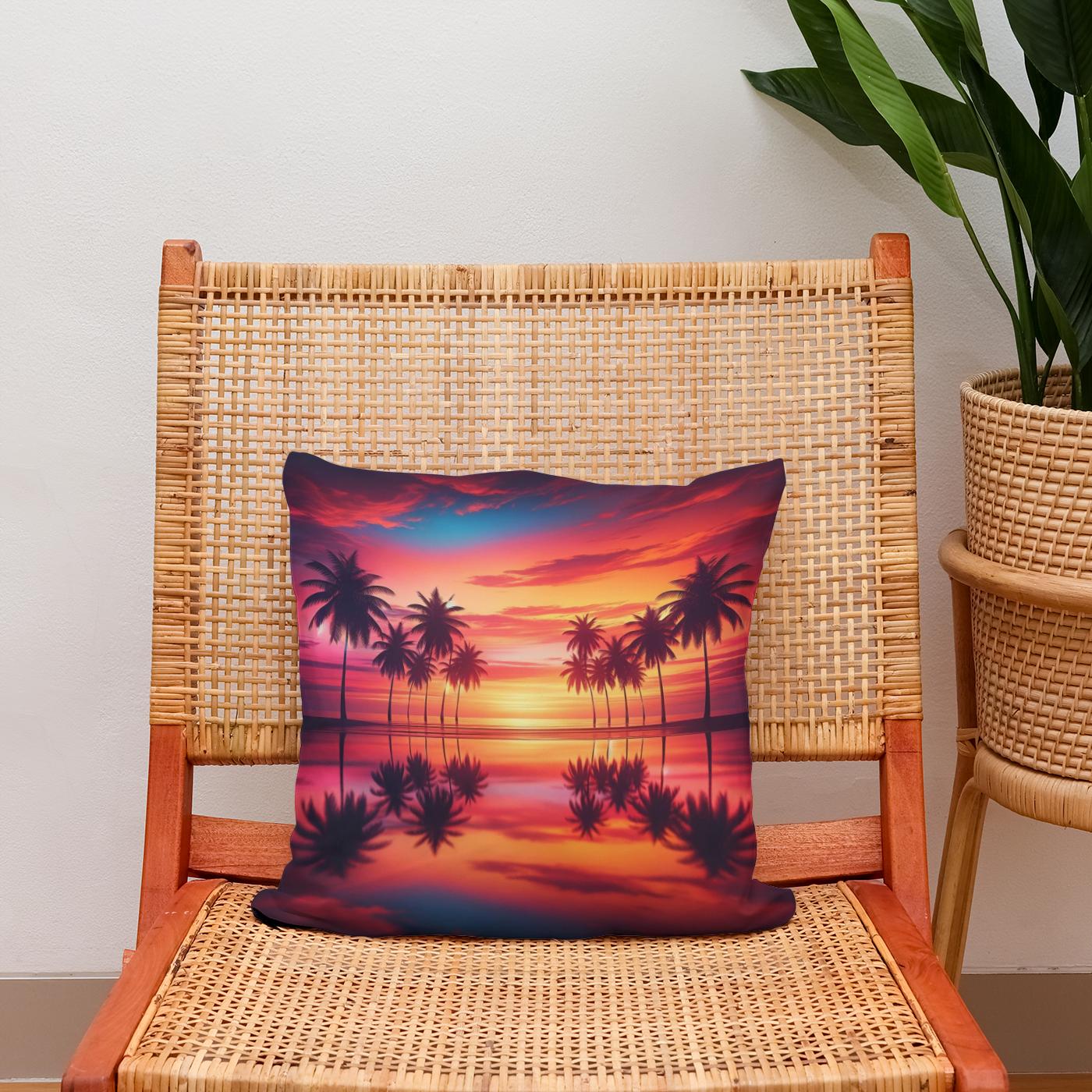 Summer Serenity Cotton Cushion