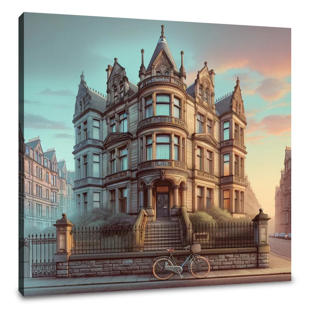 Glasgow Dawn Canvas