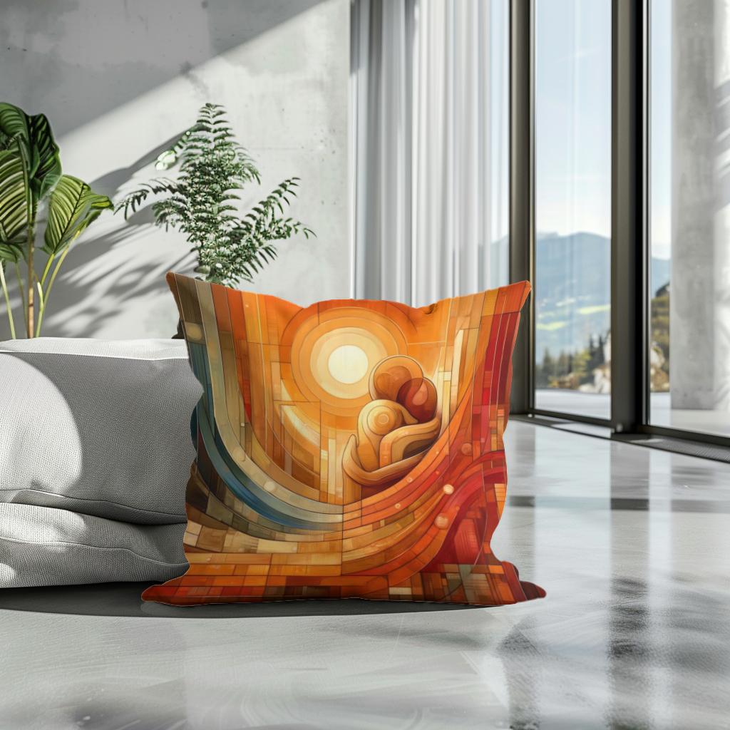 Embrace of Warmth Cotton Cushion