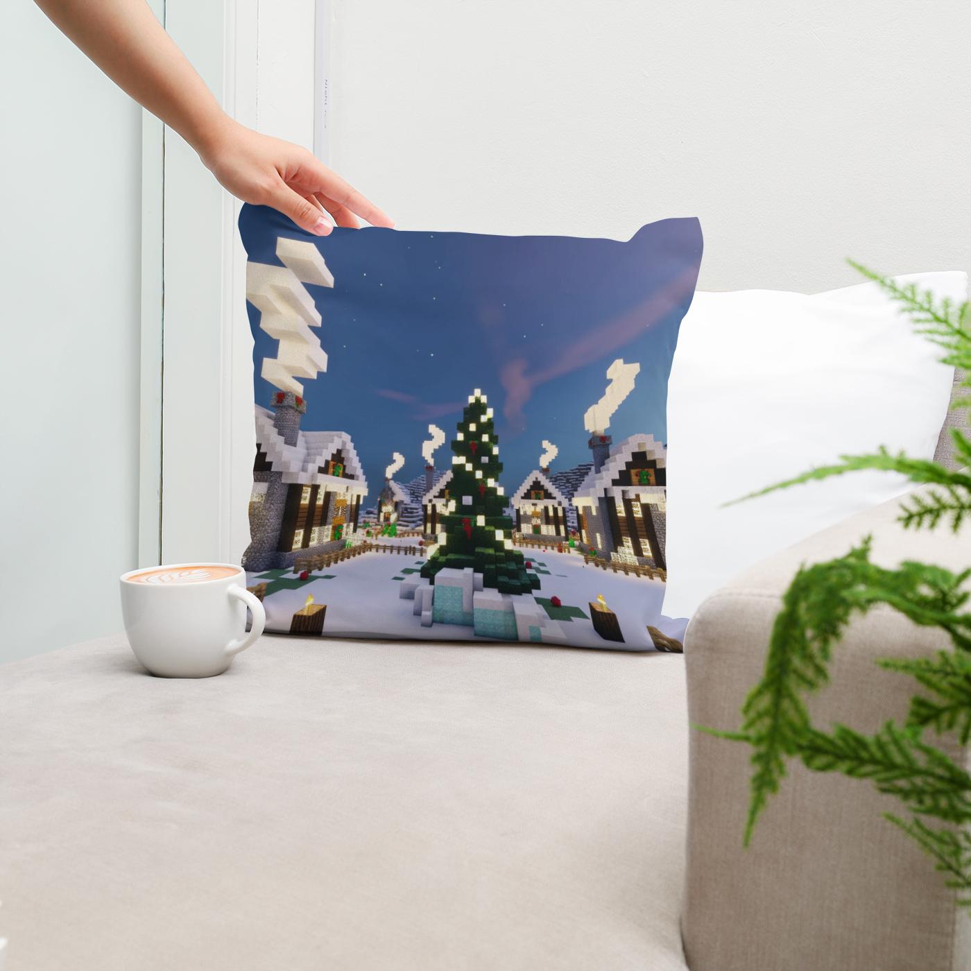 Frosted Hamlet Cotton Cushion