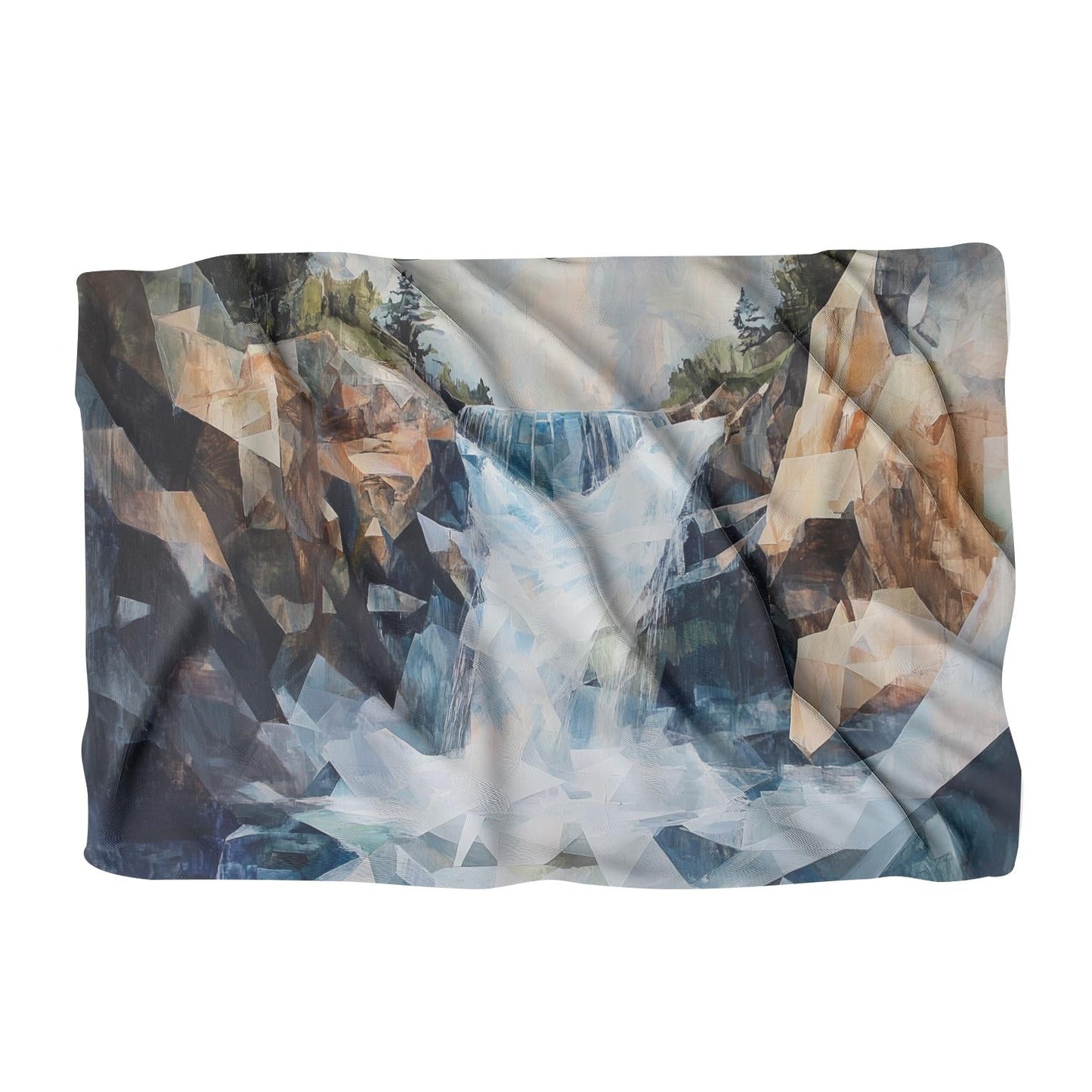Geometric Waterfall Chaos Blanket