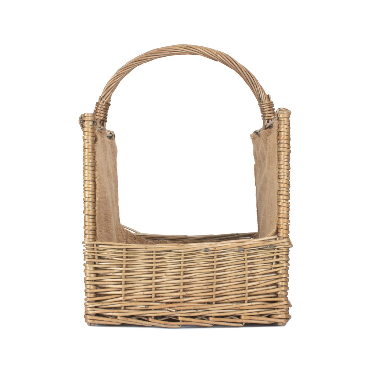 Antique Wash Open Ended Log Basket