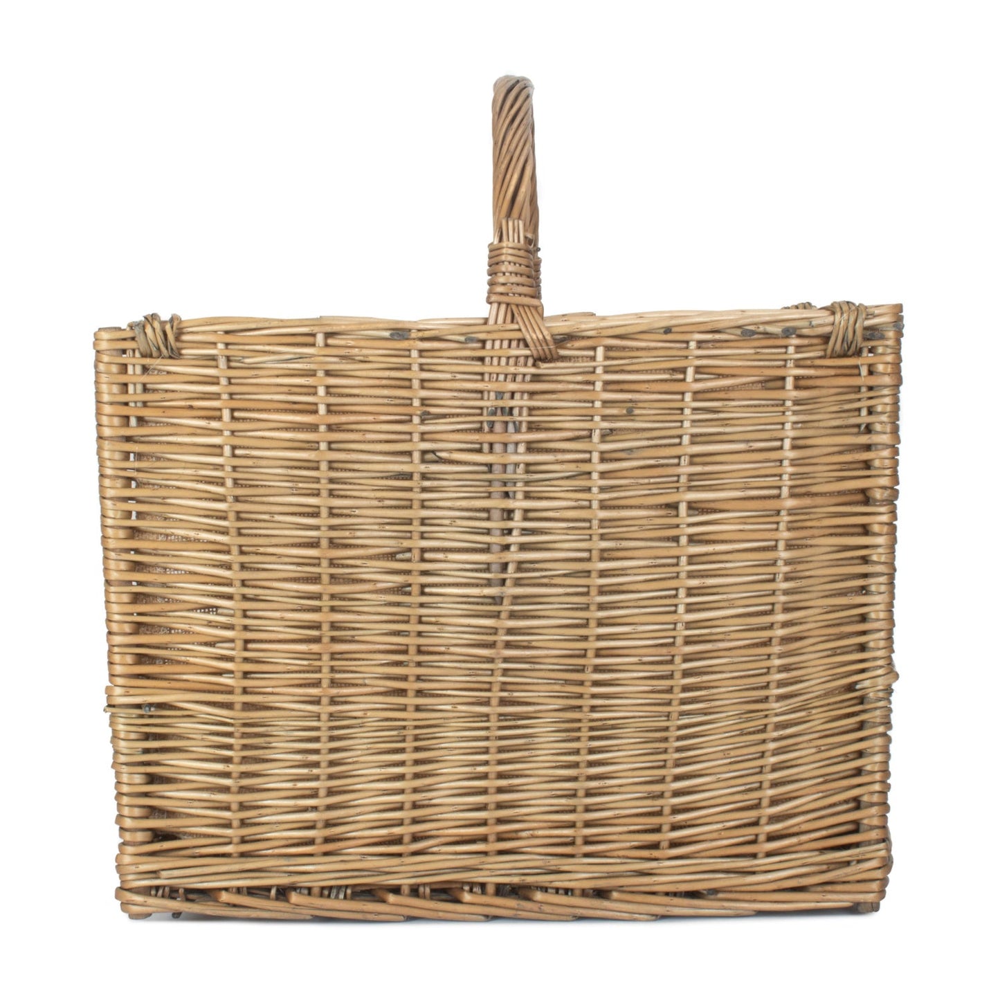 Antique Wash Open Ended Log Basket