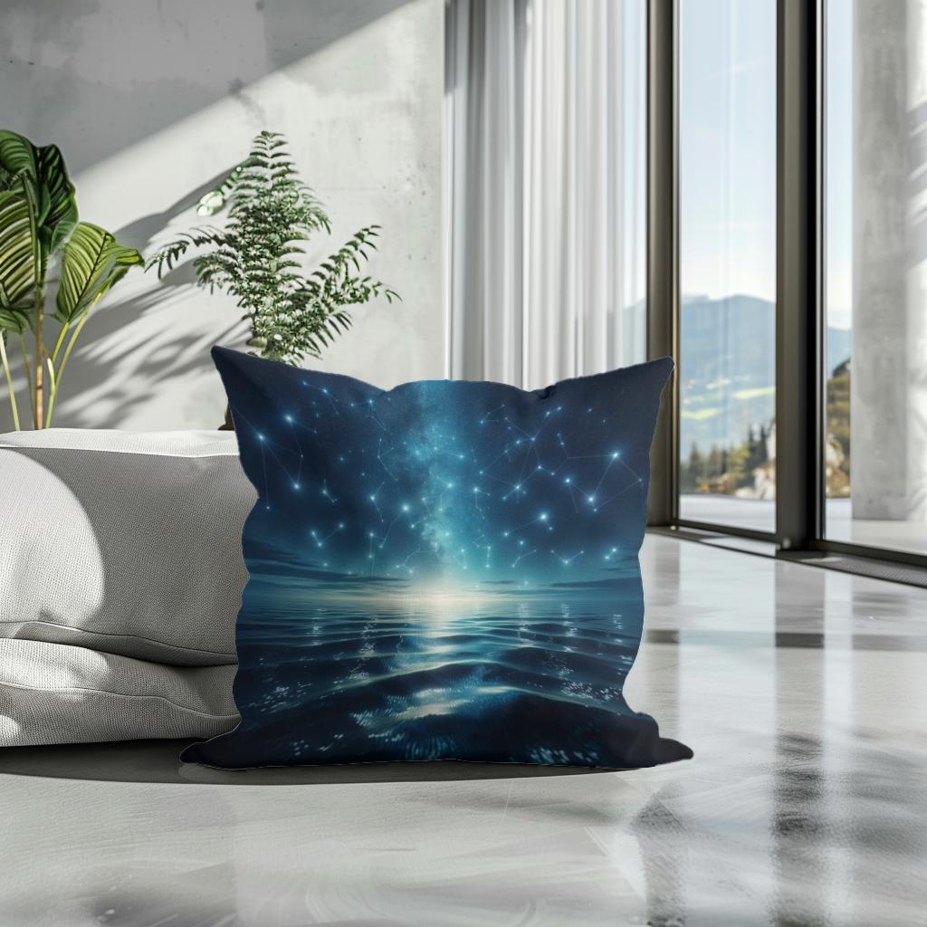 Nautical Starlight Cotton Cushion