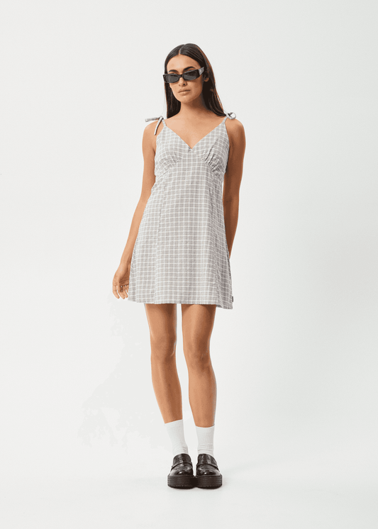 AFENDS Drew Seersucker Mini Dress