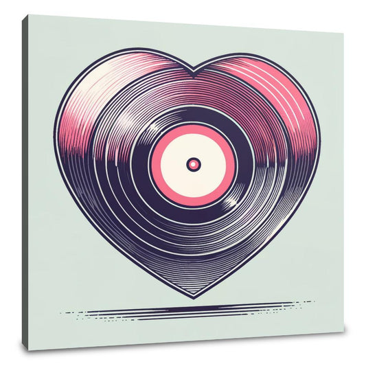 Retro Romance Canvas