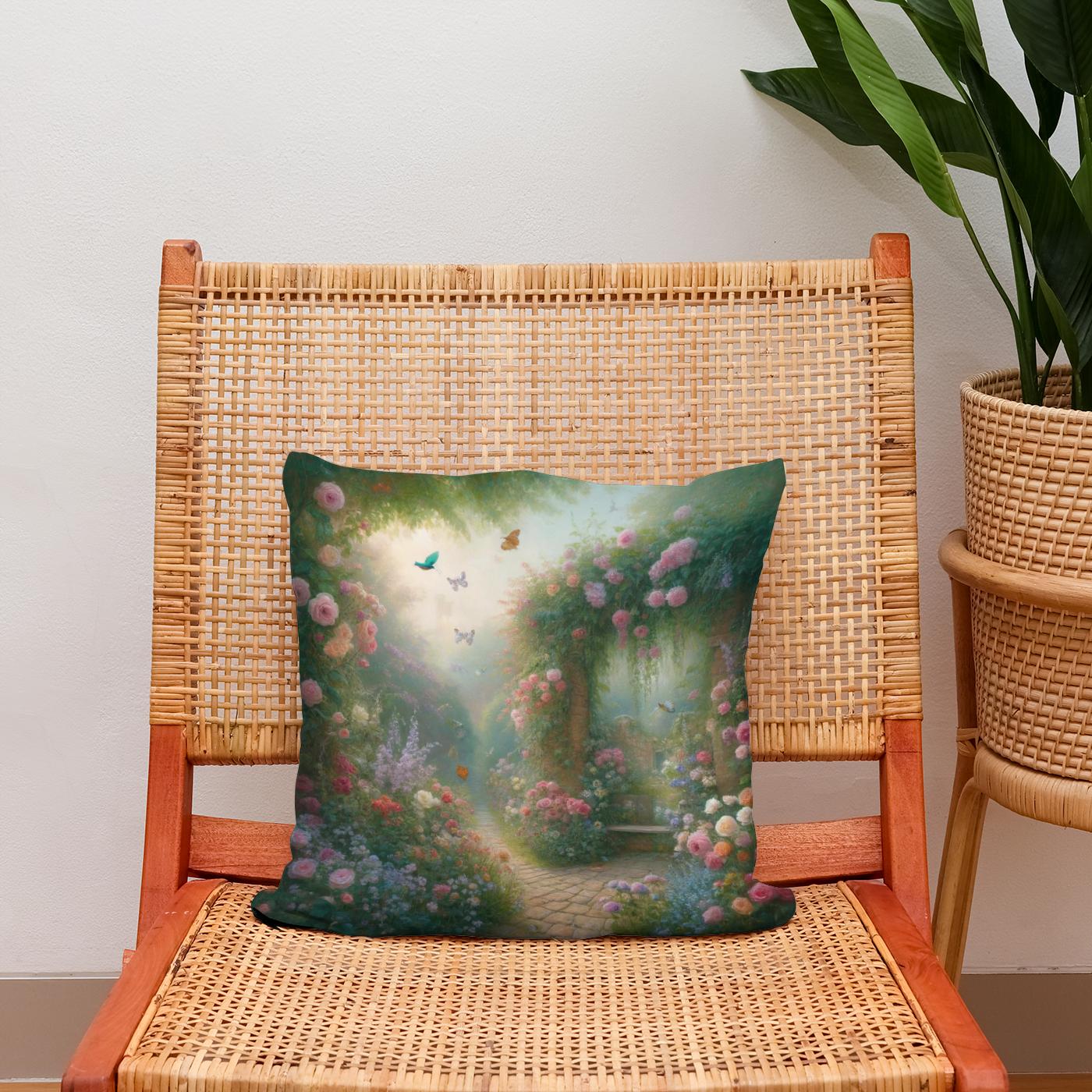 Secret Garden Retreat Cotton Cushion