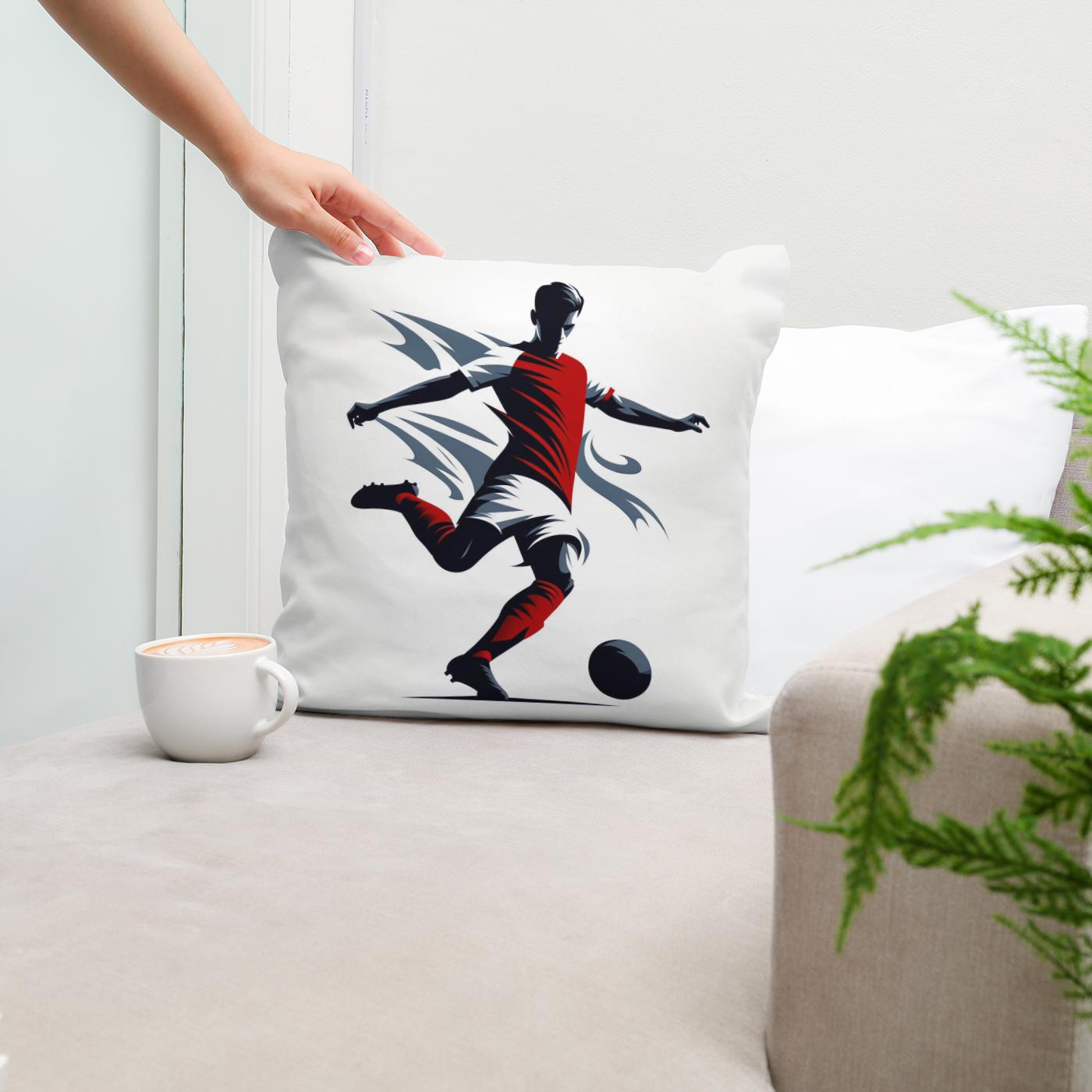 North London Red Cotton Cushion