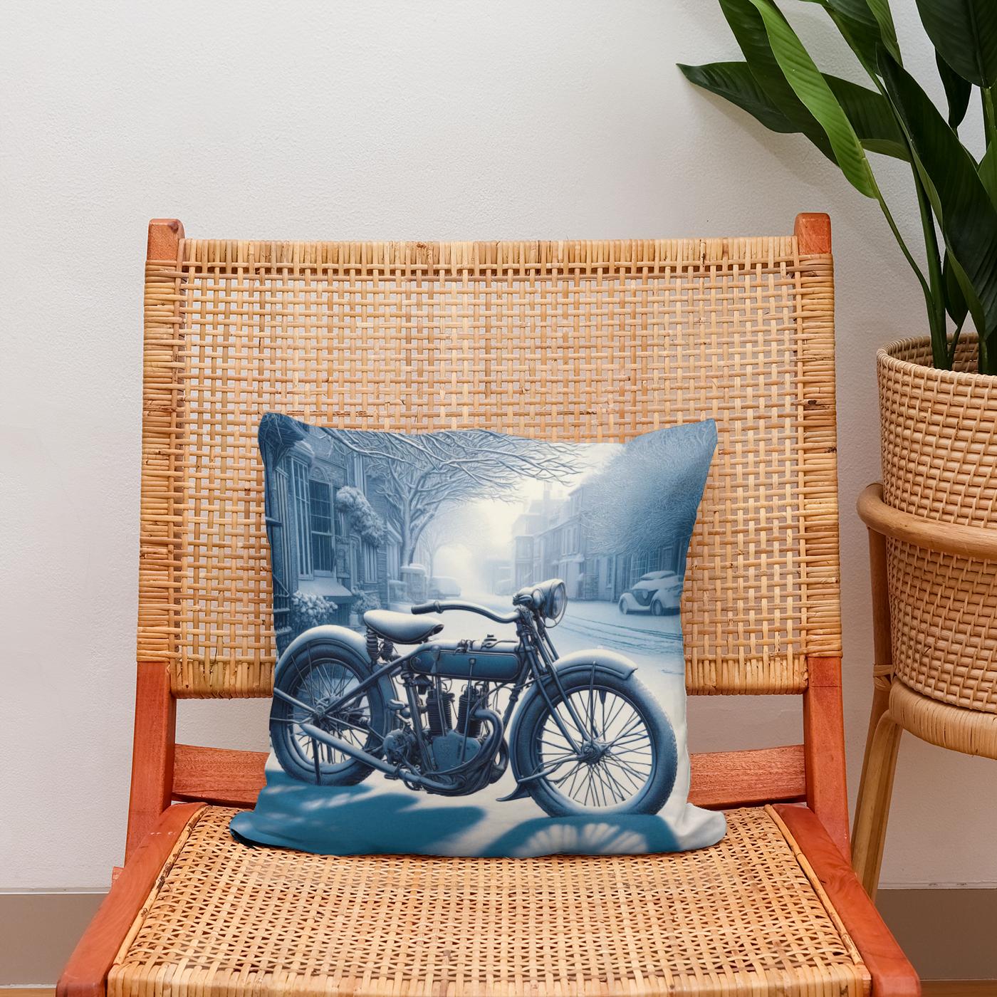 Winter's Pause Cotton Cushion