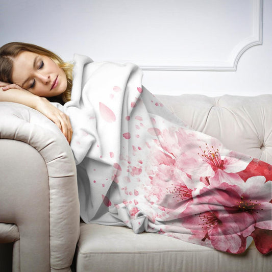 Cherry Blossom Emblem Blanket