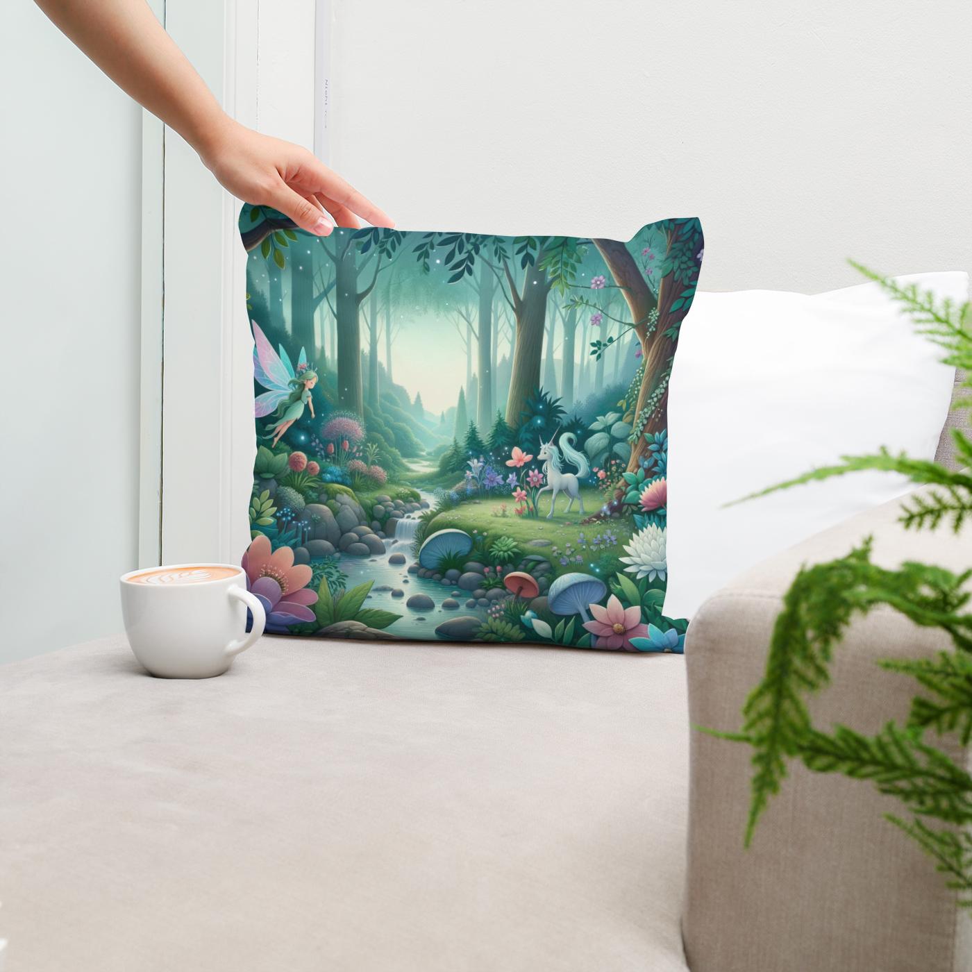 Enchanted Garden Cotton Cushion