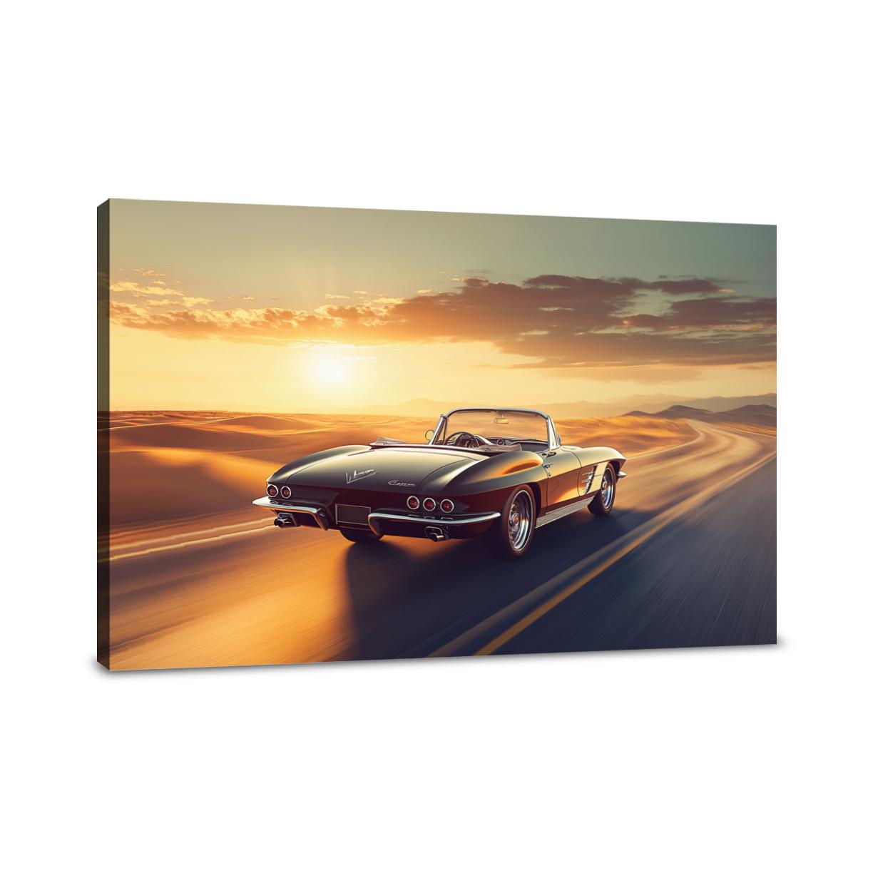Sunset Cruise Desert Canvas