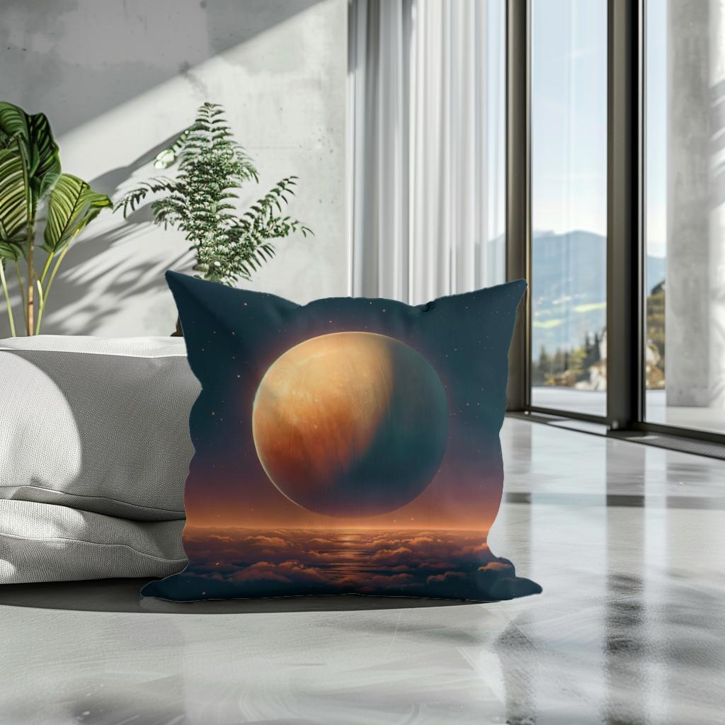 Titan's Hazy Enigma Cotton Cushion