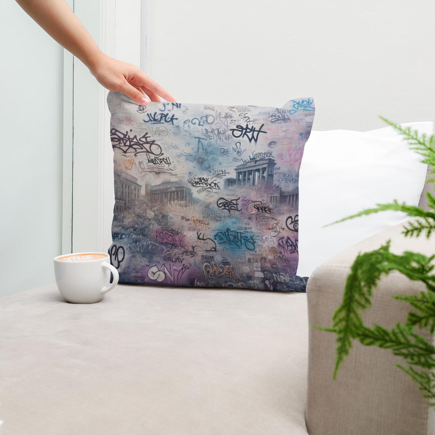 Whispers of the Wall Cotton Cushion