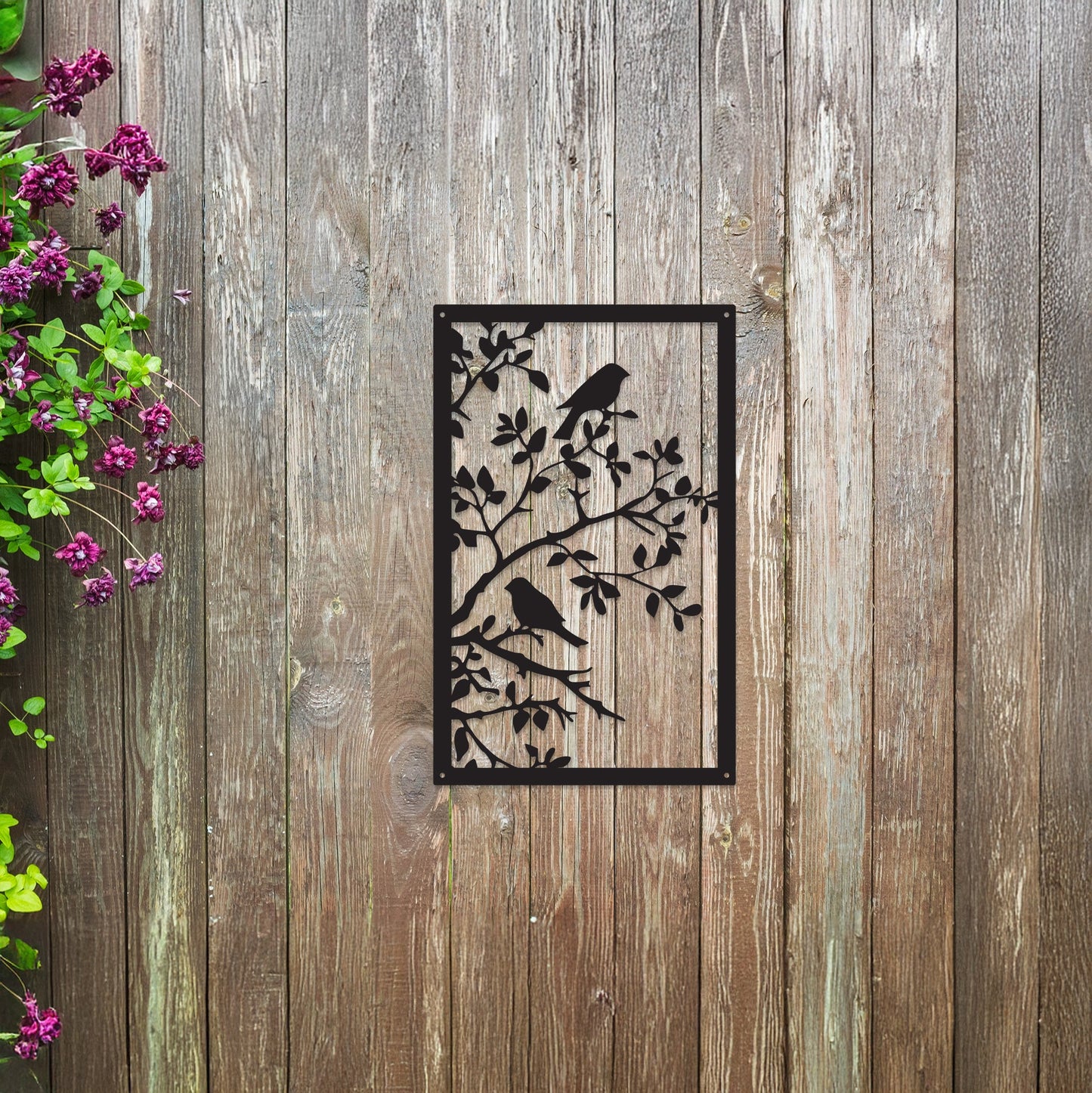 Song Birds in the Tree, SunCatcher Acrylic Wall Art Design