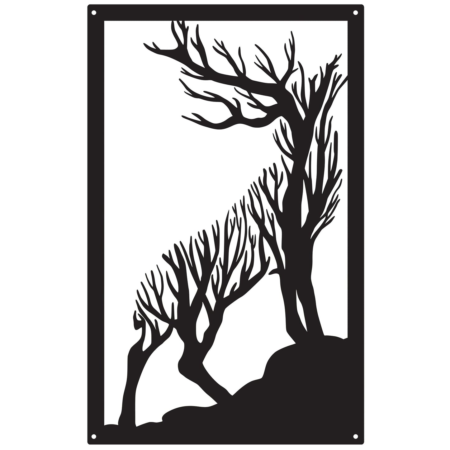 Roaring Stag, SunCatcher Wall Art Highland Stag Design