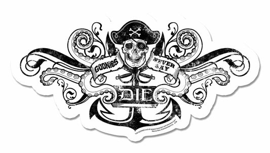 WA017 The Goonies Never say Die Wall Art Height 42cm
