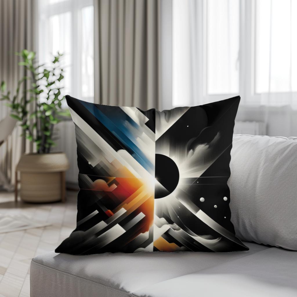 Eclipse of Clarity Cotton Cushion