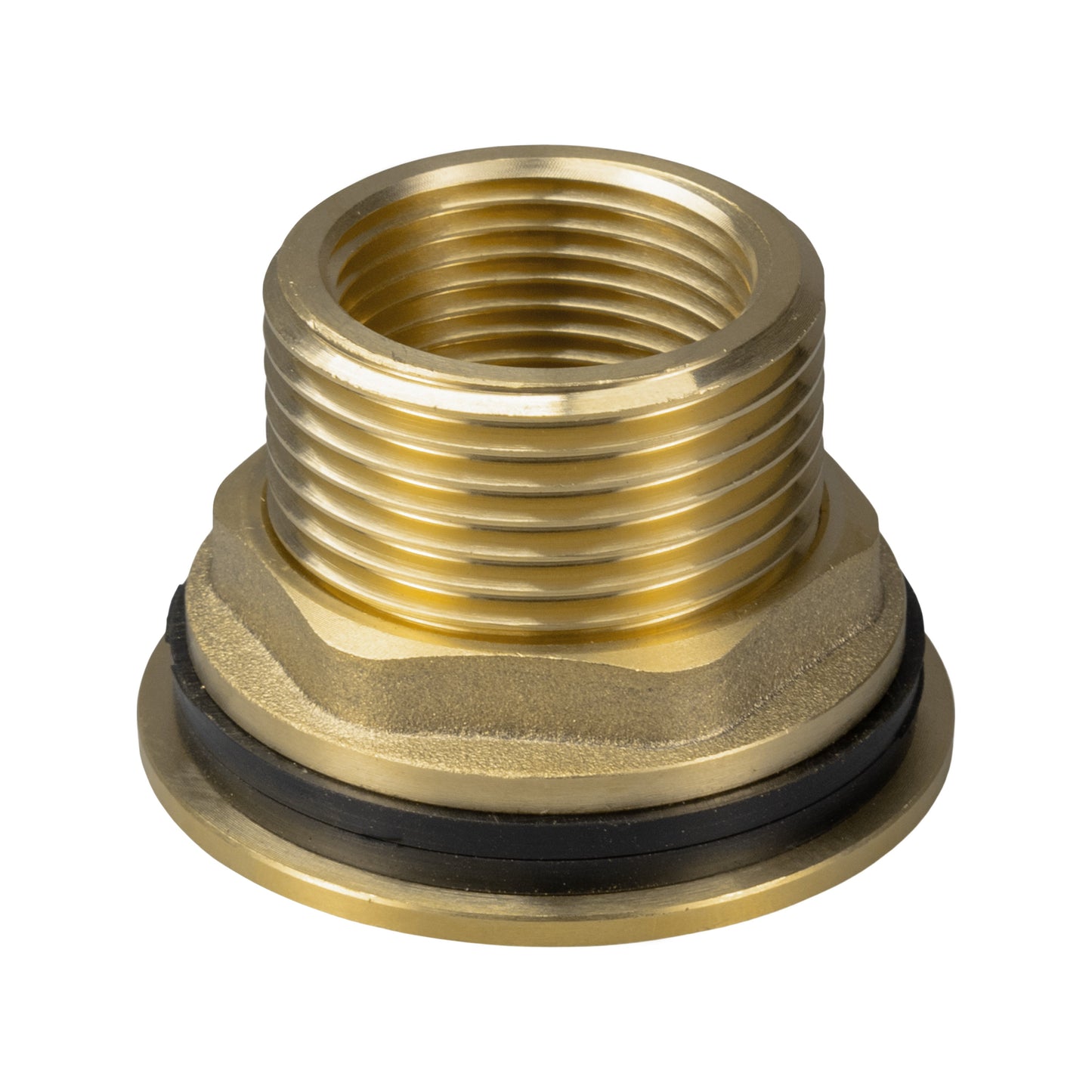 Water Butt Brass Kit 3/4" with Extended Brass Chrome Tap ½” Barb and Drill Bit