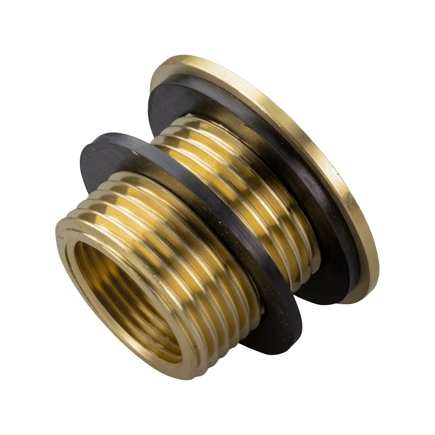 Water Butt Brass 1" BSP Male - 3/4" BSP Female and Drill Bit