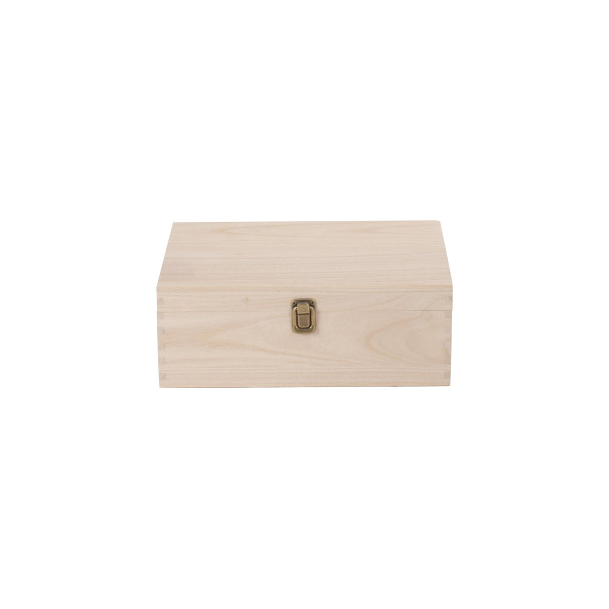 12 Inch Unvarnished Wooden Keepsake Box
