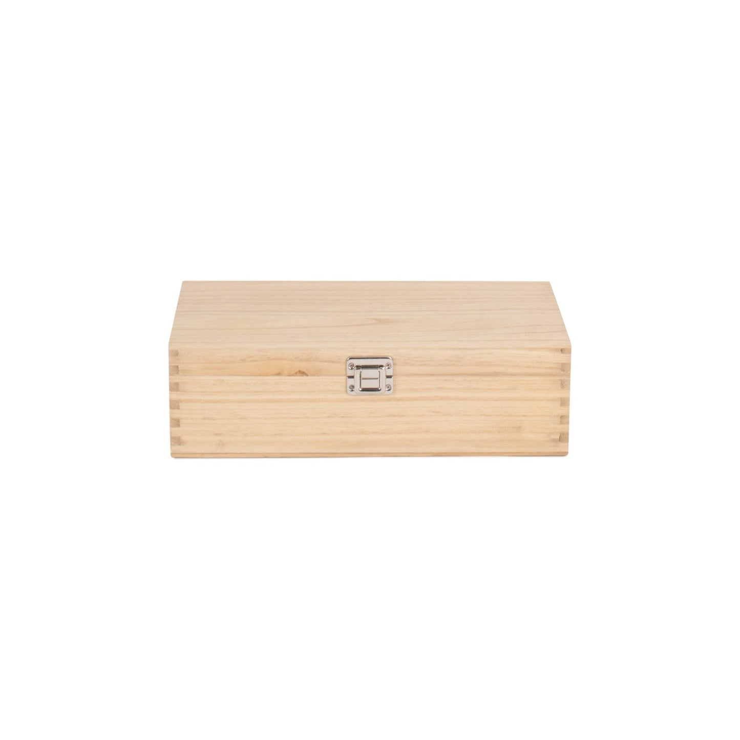 Two Bottle Clear Varnish Wooden Box