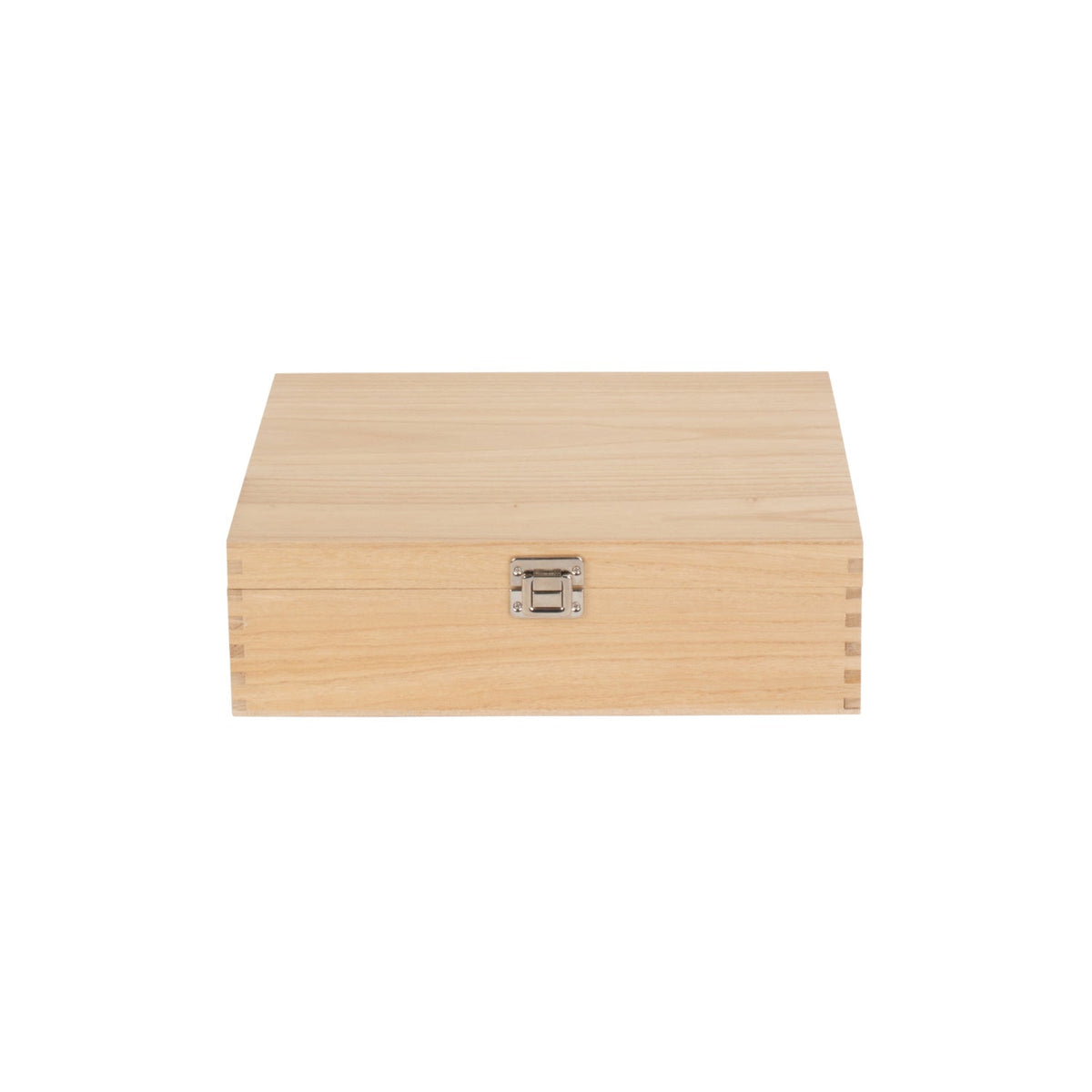 Three Bottle Clear Varnish Wooden Box