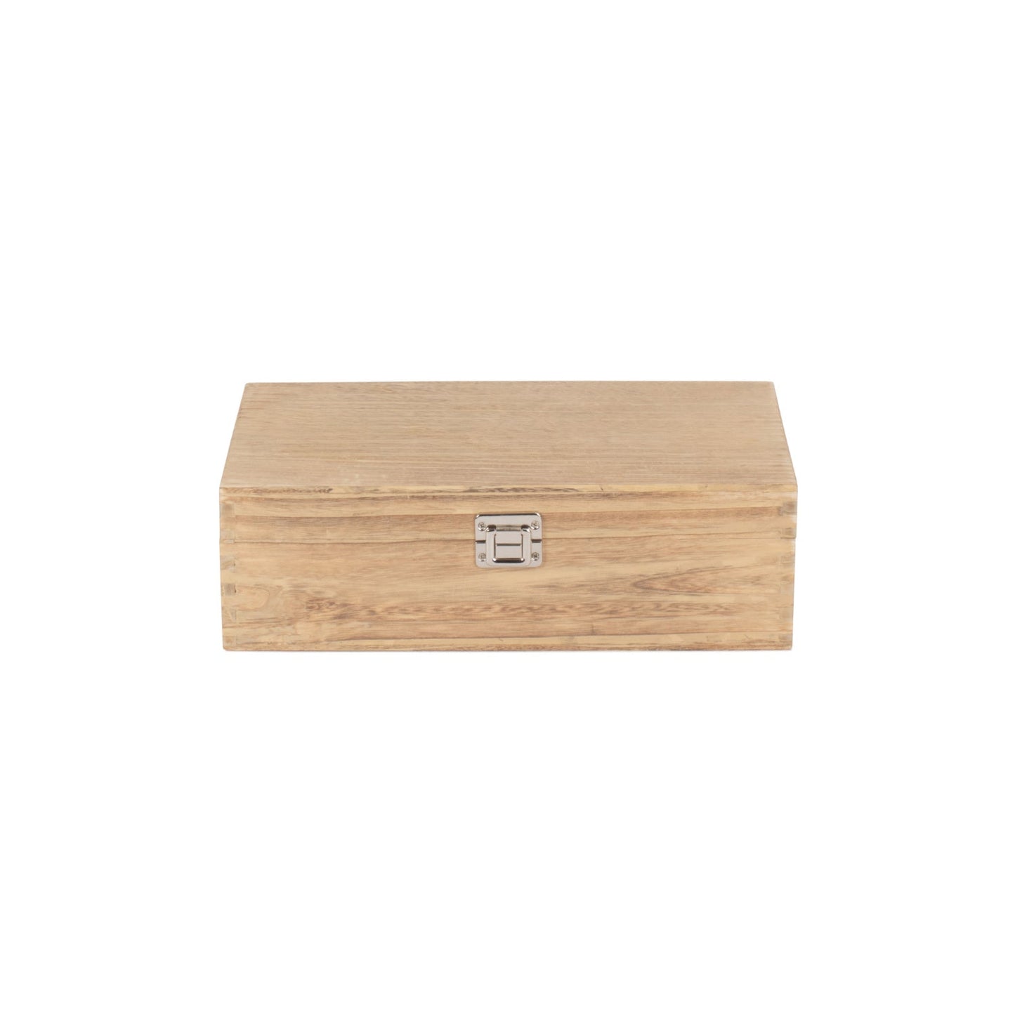 Two Bottle Oak Effect Wooden Box