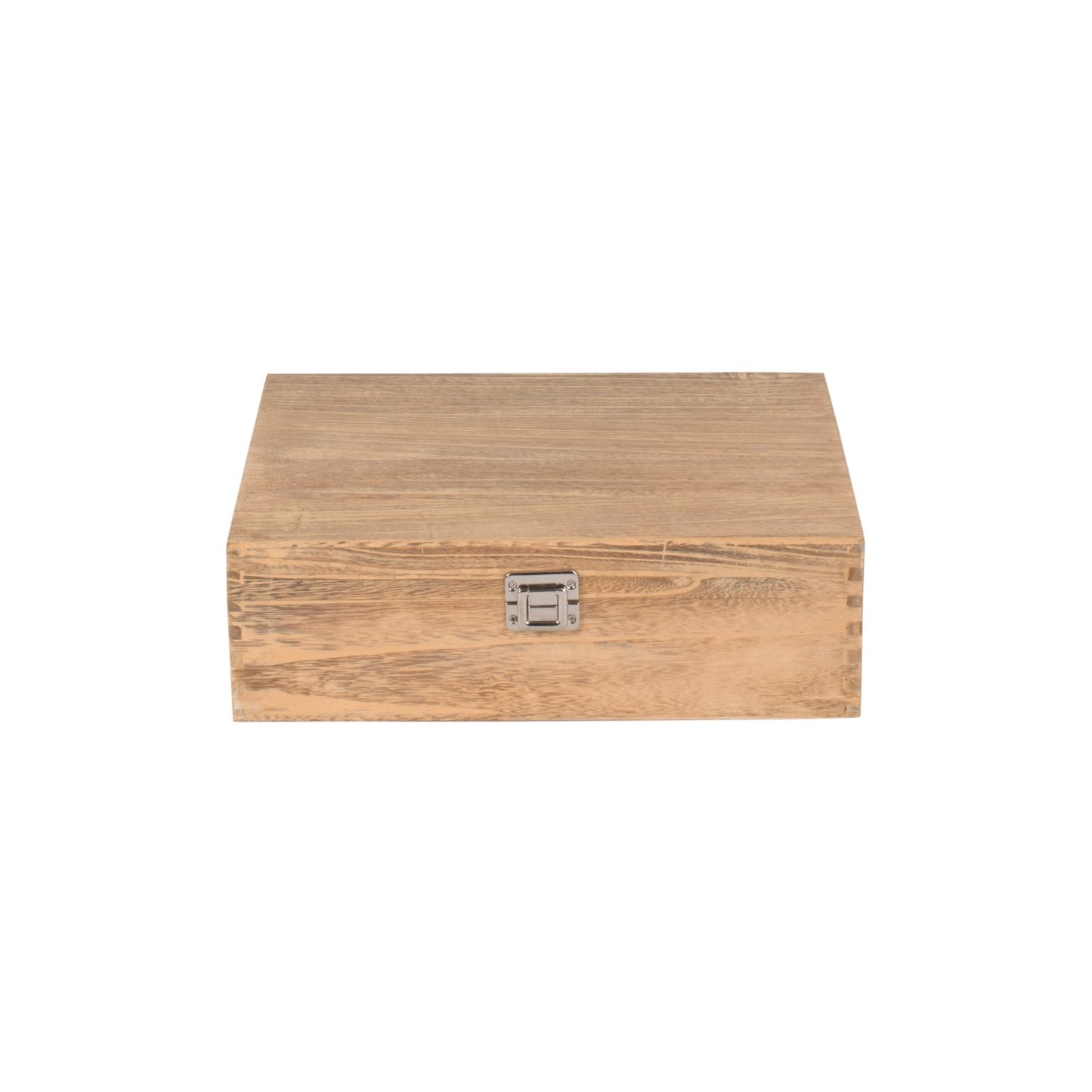 Three Bottle Oak Effect Wooden Box