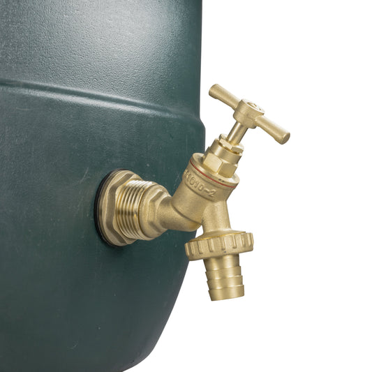 Water Butt Brass Kit 3/4" with Brass Barbed Tap