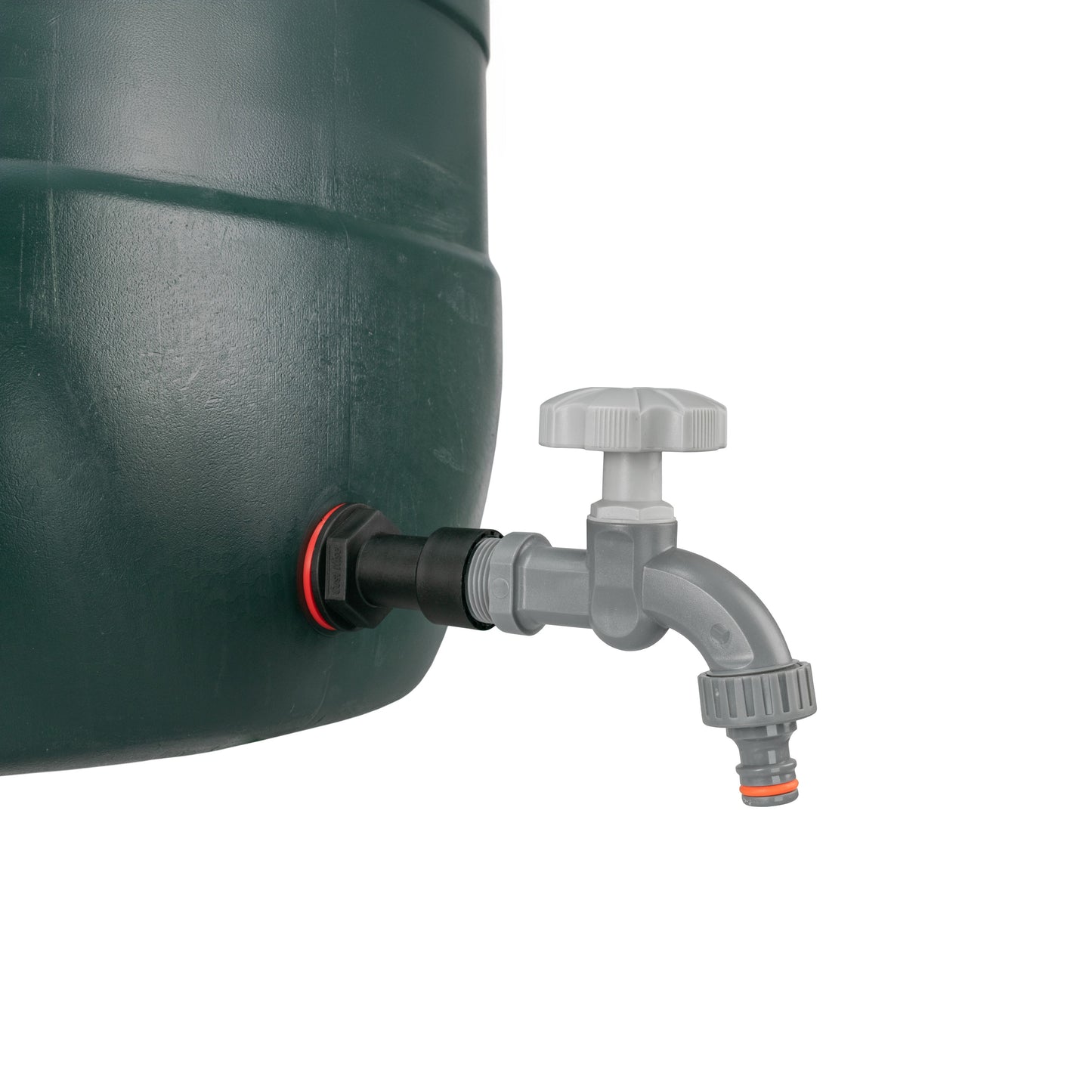 Water Butt Extension Kit 1/2" with Grey Dial Tap and Drill Bit