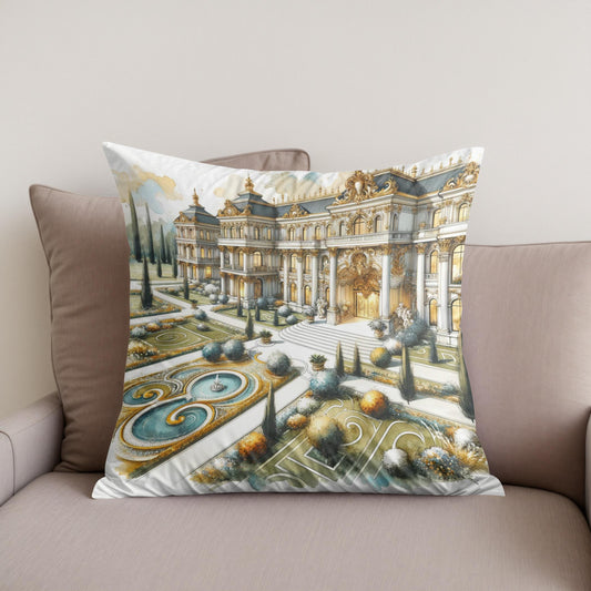 Baroque Minimalist Cotton Cushion