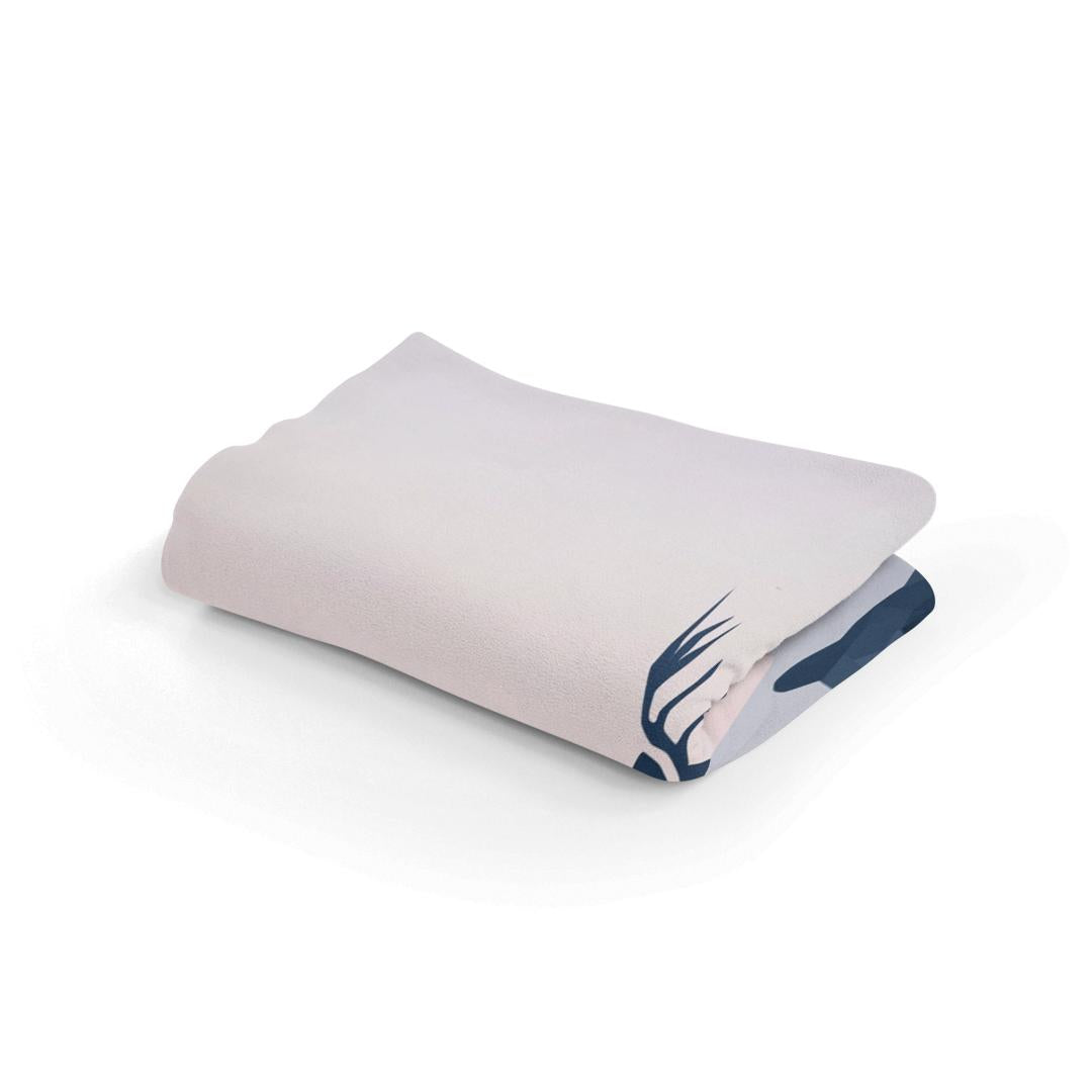Sombre Wildlife Geometry Blanket