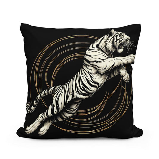 Golden Leap Majesty Cotton Cushion