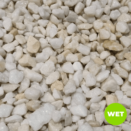 Polar White Marble Chippings Bulk bag