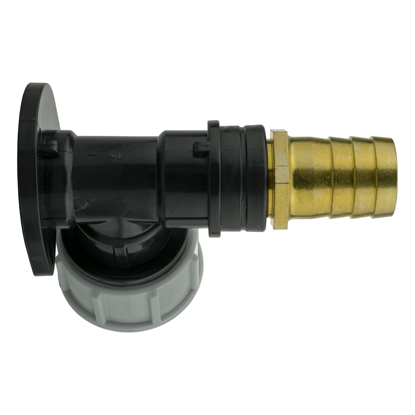 Wall Flange Kit 32mm MDPE + 25mm Brass Barb