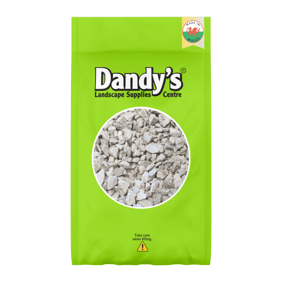 White Grey Limestone Gravel Chippings