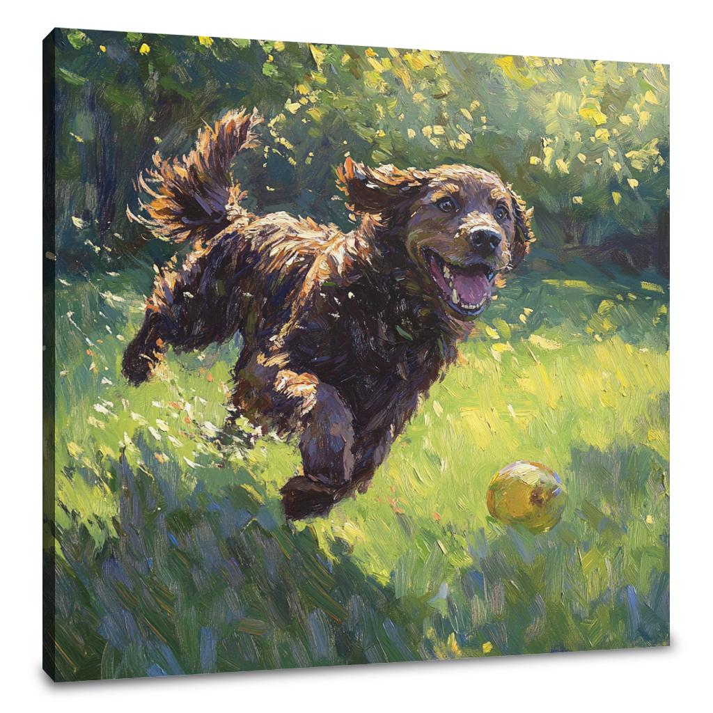 Fetching Joy Canvas