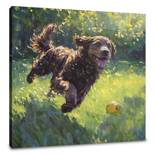 Fetching Joy Canvas