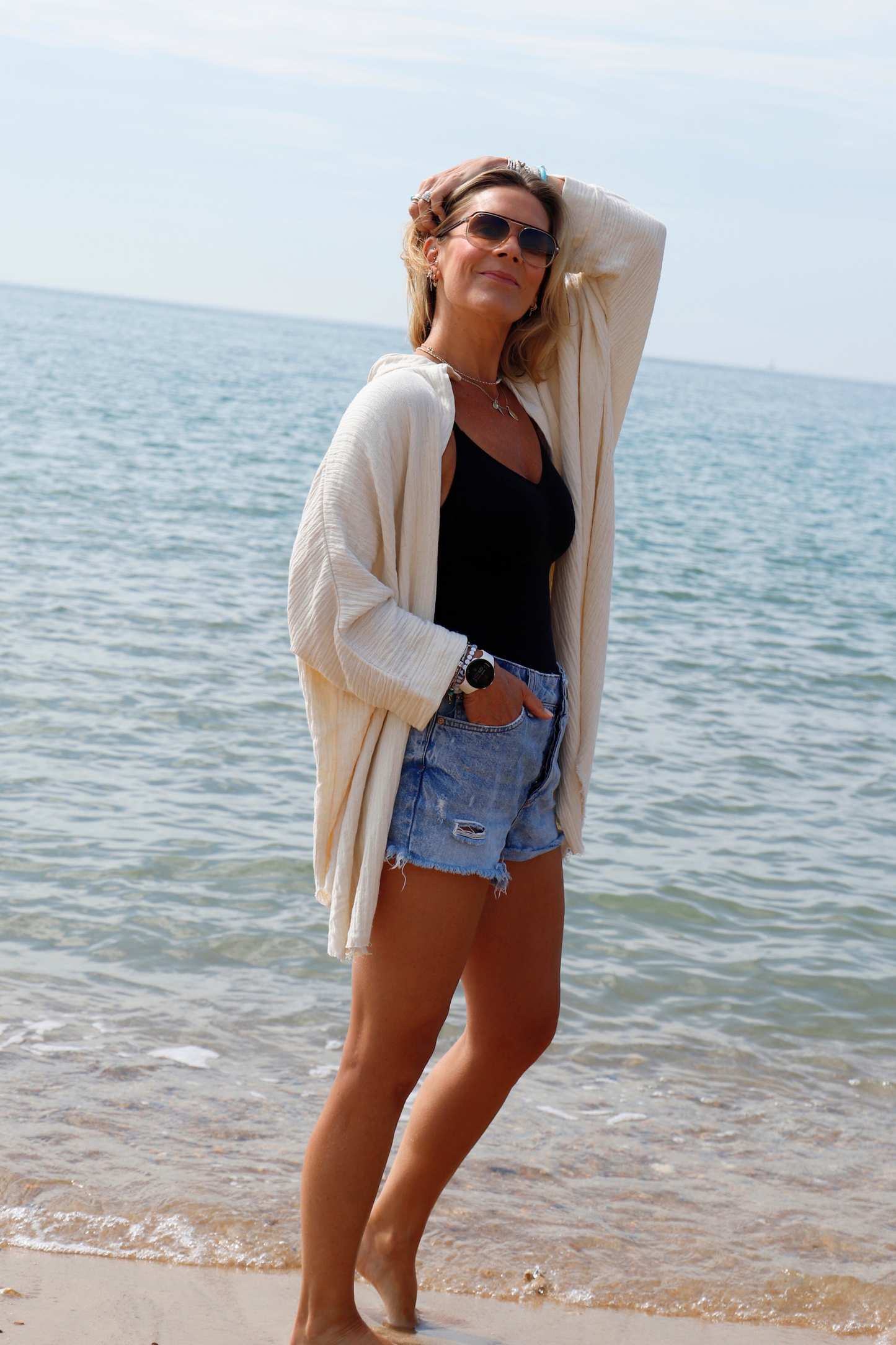 WILD LEOPARD Beach Shirt