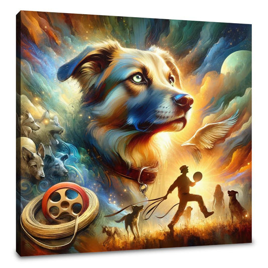 The Dog's Loyalty Canvas