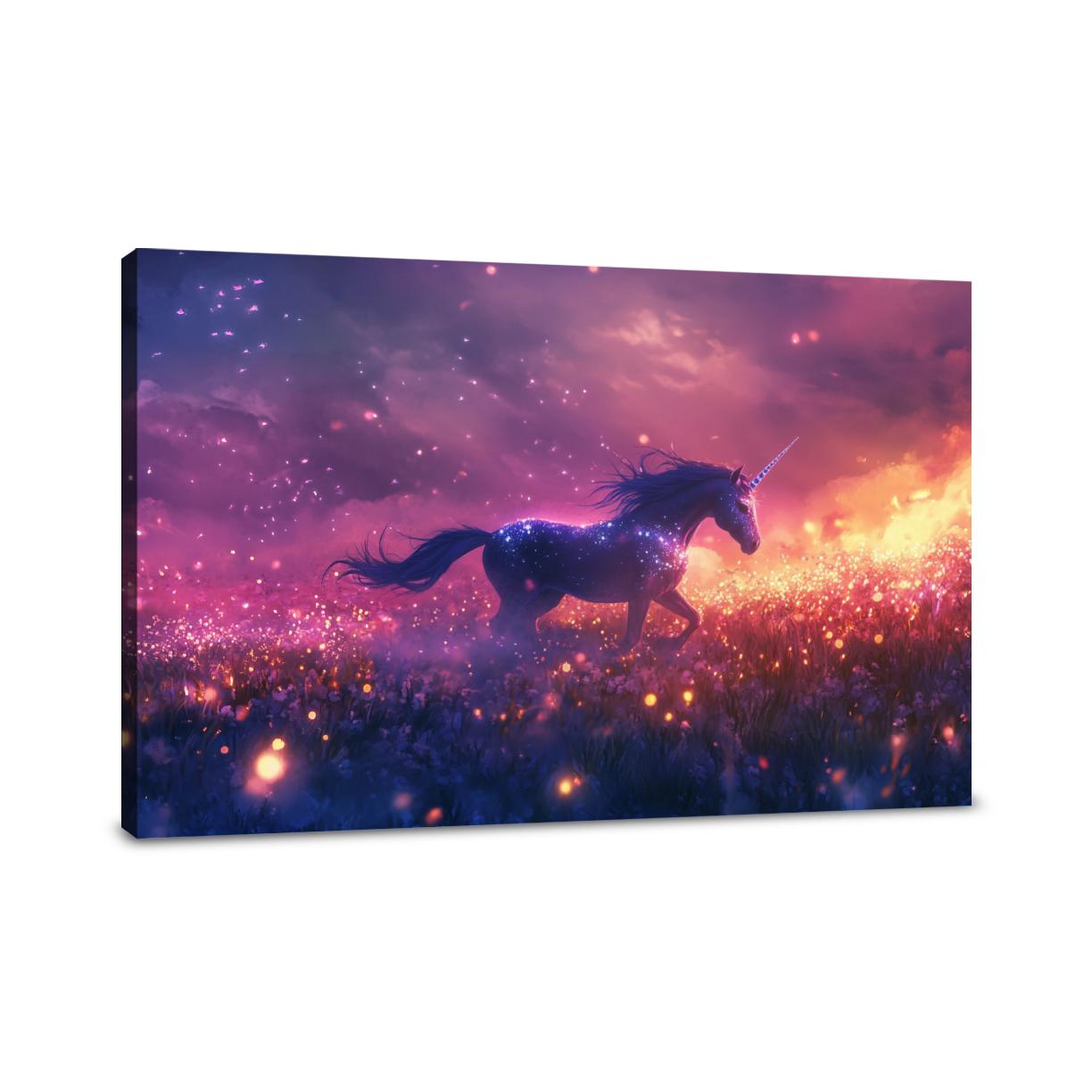 Unicorn Firefly Dreamscape Canvas