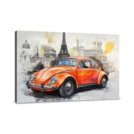 Vintage Drive Canvas