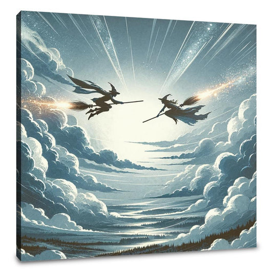 Aerial Duel Canvas