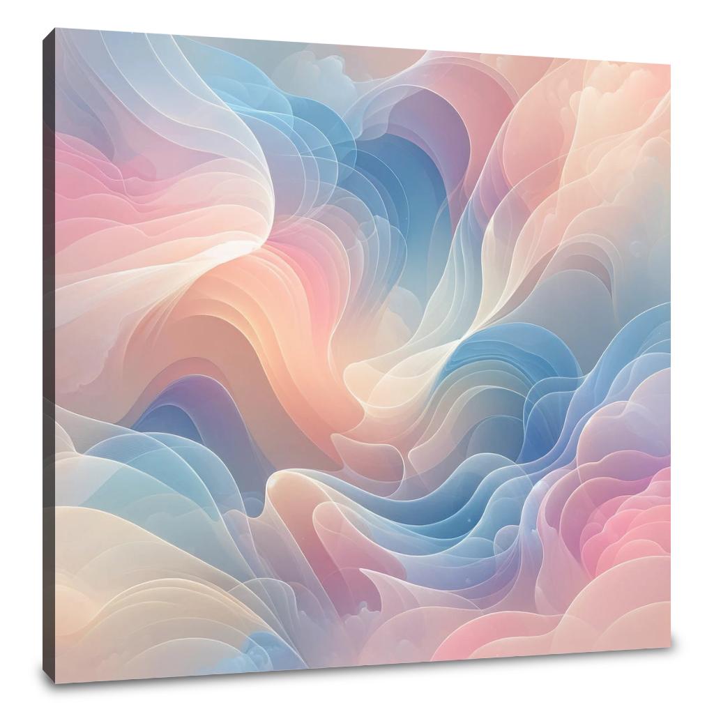 Pastel Dreamscape Canvas