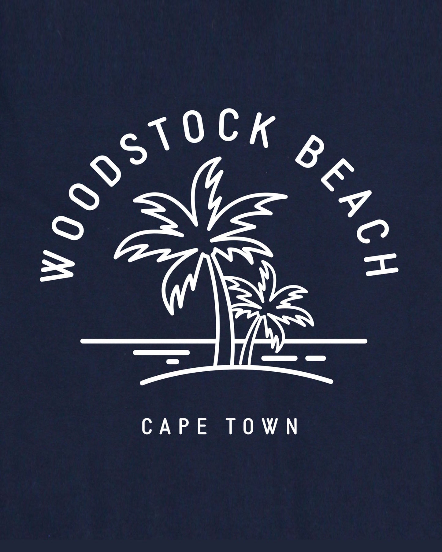 Men's Navy T-Shirt - Woodstock Beach