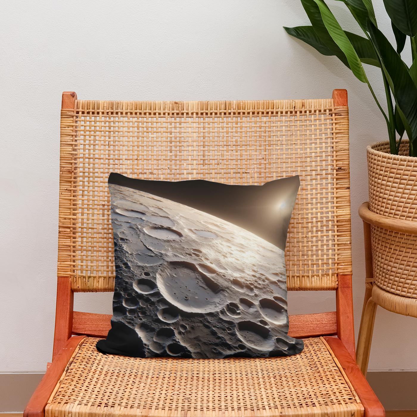 Mercury's Caloris Basin Brilliance Cotton Cushion