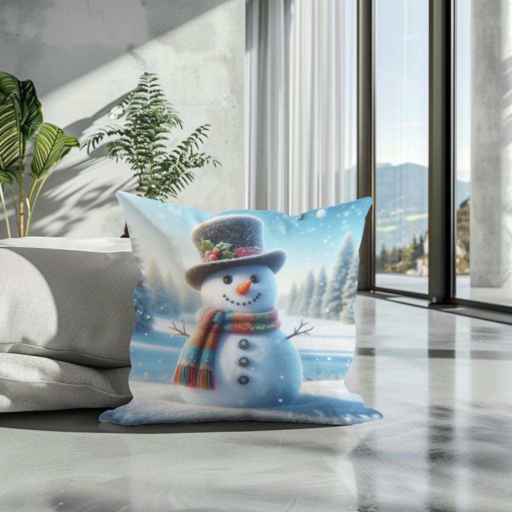 Winter Joy Cotton Cushion
